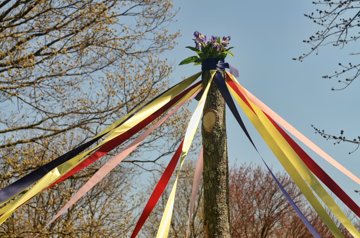 Beltane Ribbon Tree Beltane's Burning Questions: About Spring's Fiery Festival – Langtree ...
