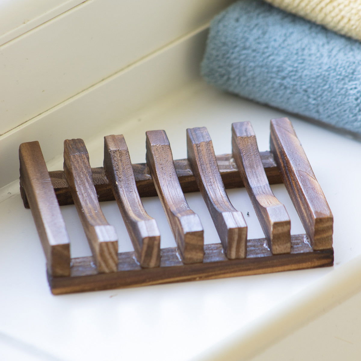 Bamboo Soap Drying Rack - Langtree Botanics