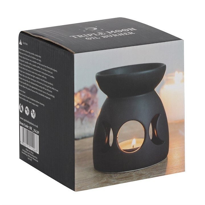 Ceramic Moon Oil Burner - Langtree Botanics